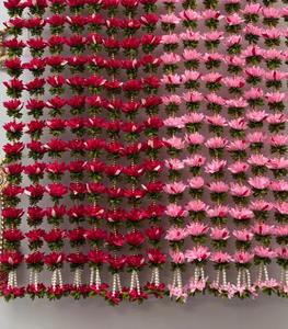 พวงมาลัยสายดอกมะลิตกแต่งแขวนผนังตกแต่งบ้านฉากหลังเวทีการแขวนดอกไม้เทียมการตกแต่งงานแต่งงาน - Product Image 1