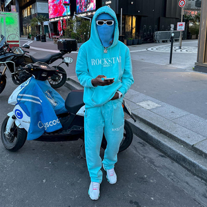 Custom Screen Full Print Unisex Pullover Plain Hoodies <b>Legging</b> Sweatpants Clothing Manufacturers' Jogging Plus Size Solid - Product Image 1