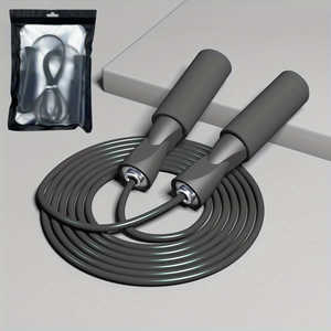 Corde à sauter professionnelle en fil d'acier (1 pièce) pour adultes – Légère et durable pour le sport et l'entraînement en intérieur/extérieur - Product Image 4