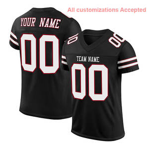 OEM High Quality Anti-Wrinkle Printed Sports Jersey for <b>Men</b> Breathable Polyester Mesh Material American Football Cut Sew Wear - Product Image 2