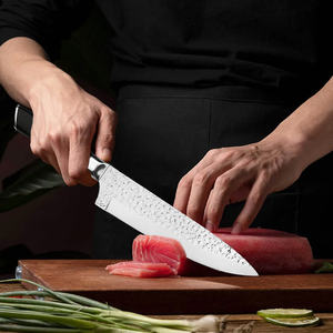 Couteau de service OEM ODM de qualité supérieure personnalisé en gros Couteaux de chef de cuisine professionnels en acier inoxydable avec manche en bois - Product Image 5