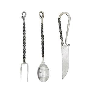 Juego de cubiertos de metal de diseño antiguo hechos a mano, cubiertos ecológicos con calidad duradera, nueva llegada, calidad fabulosa - Product Image 5