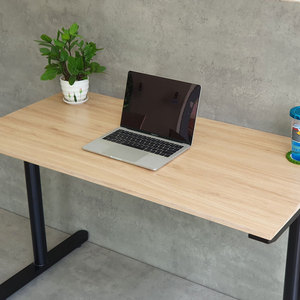 TIO HBTO020 Assembly System 120x60cm Plywood <b>Computer</b> <b>Desk</b> with Iron Legs - Product Image 3