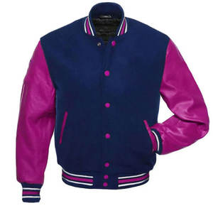 Nueva chaqueta con mangas de cuero con estilo para hombre, chaquetas de hombre de diferentes colores, las mejores chaquetas Varsity con mangas de cuero de lana con estilo para hombre - Product Image 4