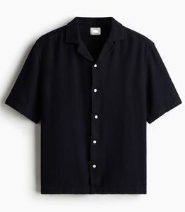 Camisas de manga corta de mezcla de algodón con textura cómoda para hombre de marca personalizada de calidad superior de corte regular - Product Image 1