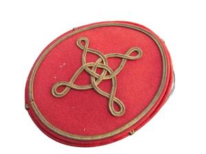 Sombrero francés de lujo en negro carbón con interior forrado de seda hecho a mano dorado bordado generales franceses Kepi - Product Image 4