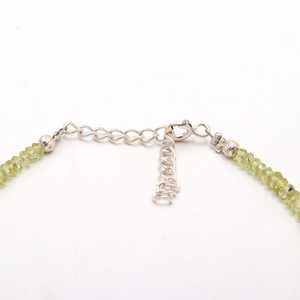 Natural Peridot Faceted Rondelle Gemstone <b>Beaded</b> <b>Bracelets</b> for Women <b>Men</b> 3mm Handmade Dainty Stone <b>Bracelet</b> at Wholesale Price - Product Image 4
