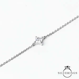 NOVAMART Fine Silverings 925 Sterling <b>Silver</b> Delicate Darling <b>Bracelet</b> Star Shaped Pattern Wholesale Export - Product Image 5
