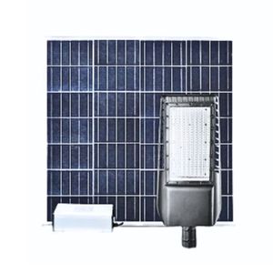 AurLUX 80W LED Luz de inundación solar Aluminio para exteriores de alta calidad Larga vida útil Color blanco cálido ROHS Certificado IP66 Carretera calificada - Product Image 2