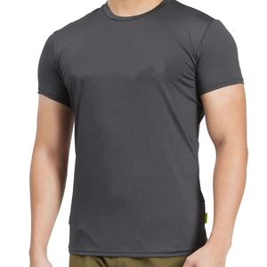 <b>T</b> <b>Shirt</b> Round Neck <b>Poly</b> Elastane Fitness Split <b>T</b> <b>Shirt</b> <b>Men</b> Best Sell Custom Gym <b>T</b>-<b>shirt</b> Fitness Wear <b>Men's</b> Yaga Wear Training We - Product Image 2