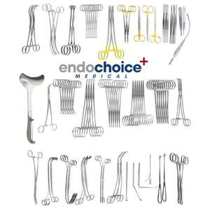 Juego de Instrumentos Quirúrgicos para Nefrectomía, Tratamiento de Enfermedades Renales, 52 Piezas, Acero Inoxidable, Manual, Certificado CE, Endochoice Medical - Product Image 3