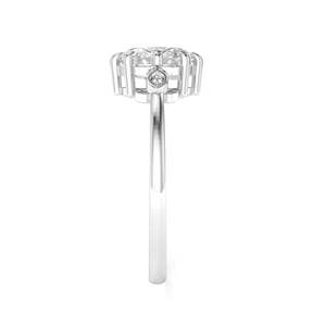 แหวนหมั้นเพชรรูปวงรีสำหรับผู้หญิง7 2.00CT - Product Image 5