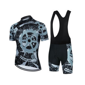 Jersey de ciclismo para hombre de alta calidad, conjuntos de uniformes de diseño personalizado, transpirable, Anti-UV, respetuoso con el medio ambiente, Spandex/tela de algodón, servicio OEM - Product Image 6