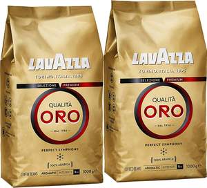 LAVAZZA QUALITA ORO Café en grains italien de qualité supérieure Torréfaction moyenne 100% Arabica 1 kg - Product Image 4