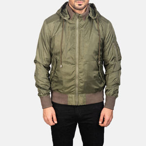 Nueva llegada chaquetas de bombardero de diseño personalizado para hombre de alta calidad con servicio OEM de cuello levantado disponible - Product Image 4