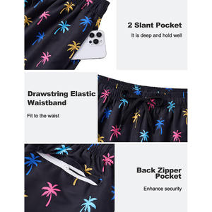 Pantalones Cortos de Hombre de Alta Calidad, a la Moda, de Secado Rápido, Transpirables, Antiarrugas, con Cierre de Cordón y Cintura Elástica Cómoda - Product Image 3