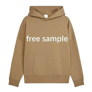 Vente en gros de sweats à capuche personnalisés pour hommes nouveau style d'éponge française logo 3D impression bouffante ourlet brut polaire matériel hiver teint uni - Product Image 1