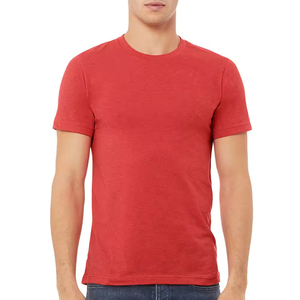 Camiseta de algodón 100% con logotipo personalizado para hombre, ropa de calle estampada Lisa informal regular para hombre, camiseta para verano - Product Image 1