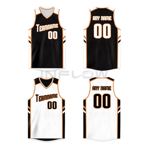 100% ropa de baloncesto de poliéster diseño personalizado baloncesto Jersey uniformes conjuntos equipo juvenil patrón sublimación - Product Image 3