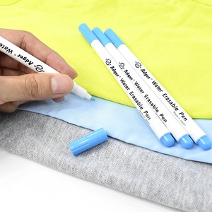 Stylos marqueurs pour tissu effaçables à l'eau, pointe ronde de 1 mm, encre disparaissante, stylos pour tissu à encre auto-effaçable, stylo soluble dans l'eau - Product Image 2