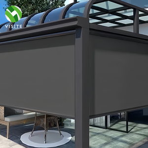 YST Factory Design Cour extérieure Espace privé Pavillon électrique intelligent Volet roulant coupe-vent - Product Image 3