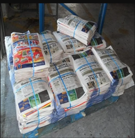 Vente en gros de papiers de déchets Occ France de meilleure qualité, y compris les déchets de journaux, recyclage des déchets ondulés, modèle de sources durables