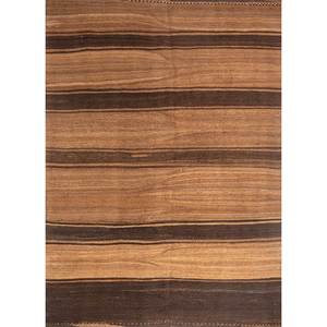 Alfombras Nayaab de Yute y Cáñamo con Tejido Plano Dorado y Rayas, Modelo PAEM-1041, para Uso Doméstico - Product Image 1