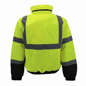 High visibility safety <b>working</b> <b>jackets</b> wholesale bulk supplier OEM custom factory reflective waterproof durable workwear - Product Image 2