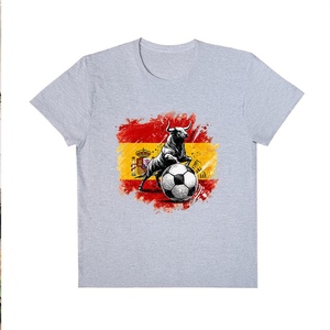 T-shirt unisex 210GSM 100% cotone casual oversize con stampa serigrafica personalizzata, modello Dried - Product Image 2