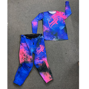 Vêtements de course sublimés, uniforme de motocross à prix raisonnable, logo personnalisé, combinaison de course de motocross respirante - Product Image 1