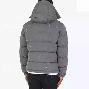 2025 Premium Quality Puffer <b>Jacket</b> Customized Size Unique Design With Stand Collar For Winter <b>Jacket</b> For Man - Product Image 3