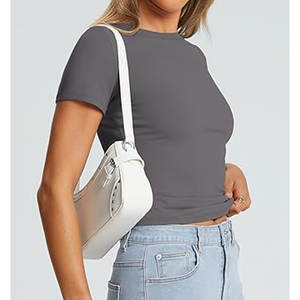 Bella Canvas T-shirt à manches courtes à col rond 100% coton pour femme - Product Image 4