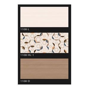 กระเบื้องผนังพอร์ซเลนเคลือบดิจิตอลขนาด300X600มม. เนื้อแข็งขัดเงาเพื่อการออกแบบตกแต่งภายในที่ทันสมัย - Product Image 3