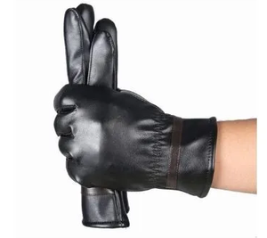 Hombres Mujeres Moda Antideslizante Jardinería Seguridad Construcción Soldadura Piel de ciervo Invierno Cálido Cuero Guantes DE TRABAJO - Product Image 3
