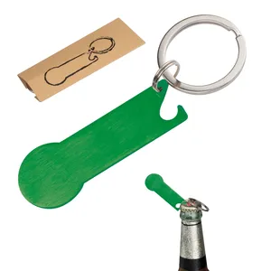 Llavero Metálico Personalizado Rodney con Chip para Carro de Compras, Gadgets Personalizados - Product Image 2