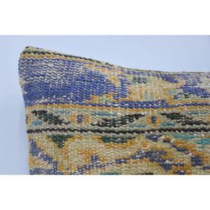 <b>Beige</b> Kantha <b>Cushion</b> 16x24 Inch Modern Style Wool Pillow Vintage Pattern Woven Decorative <b>Cushion</b> for Bedding Sofa Car Portable - Product Image 2