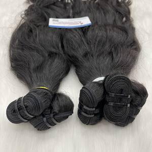 Venta caliente 100% Virgen Raw Vietnamita Cabello Raw Natural Ondulado Extensiones de cabello humano Proveedores de cabello Vietnam Alta calidad - Product Image 5