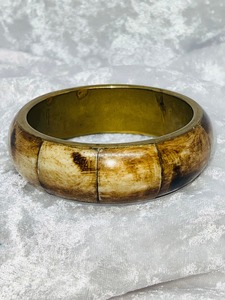 ที่มีคุณภาพดีที่สุดเครื่องประดับแฟชั่นกำไลฝังกระดูกสไตล์วินเทจดูพร้อมกำไลข้อมือทองเหลืองกำไลข้อมือสีขาวอาเกต - Product Image 5