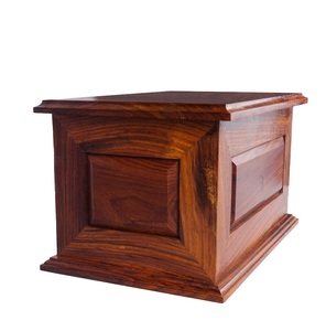 Extra <b>Large</b> Rosewood <b>Wooden</b> Urn <b>Box</b> for Adult Human Ashes Cremations Memorial Burial Funeral Urns - Product Image 1