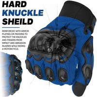 Gants de Moto en Polyester pour Motocyclette de Course, Garder les Doigts au Chaud, Écran Tactile