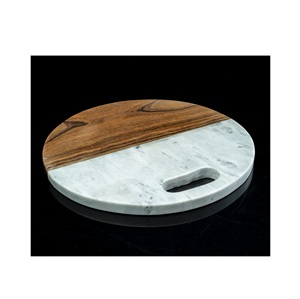 Tabla de Cortar y Servir de Madera y Mármol, Altamente Pulida, Bloque de Cortar, Logotipo Personalizado, Fabricante Indio, Tabla de Servir de Madera y Mármol - Product Image 6