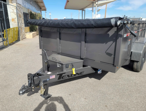 Cheap Factory Price 2025 7 x 12FT Heavy Duty Hydraulic Dump Trailer 14K GVWR Steel Utility Trailer for Sale High Capacity - Product Image 6