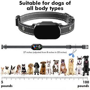 5 가지 감도 및 5 가지 훈련 모드 충전식 인도적 수피 방지 목걸이 개 실내 및 실외 사용 - Product Image 6