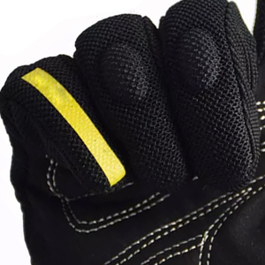 Gants de moto pour hommes, compatibles écran tactile, gants de moto à doigts entiers. Gants de course vintage en cuir respirant - Product Image 6