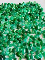 Émeraude verte naturelle du Zambie, certifiée IGI, taille cabochon, formes et tailles variées, pour la fabrication de bijoux, lot en vrac, sans traitements