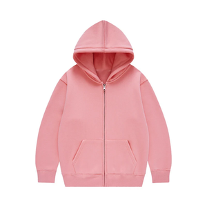 Sudadera con Capucha de Color Sólido de Alta Calidad Personalizada, Sudadera con Capucha Deportiva con Cremallera Completa, Sudadera con Capucha con Estampado Puff y Bordado para Hombre - Product Image 3