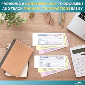 Recibos Personalizados para Dinero y Alquiler, 2-3/4 X 7-3/16 Pulgadas, Formato <span class=keywords><strong>de</strong></span> 3 Partes sin Carbón, Blanco/Canario/Rosa, 50 Juegos por Libro, 3 Paquetes <span class=keywords><strong>de</strong></span> Libros NCR - Product Image 6
