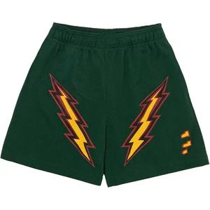 กางเกงขาสั้นกีฬา โพลีเอสเตอร์ 100% คุณภาพพรีเมียม ผ้าไม่ยับ เหมาะสำหรับออกกำลังกาย วิ่ง ฟิตเนส เล่นกีฬาชายหาด บาสเกตบอล ลายเรียบ - Product Image 4