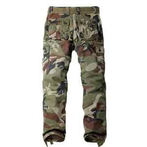 <b>Mens</b> Camo Print Cargo Pants Multi Pocket <b>Loose</b> Fit Workwear <b>Trousers</b> Outdoor Casual Streetwear Utility Pants <b>for</b> Daily Use - Product Image 3
