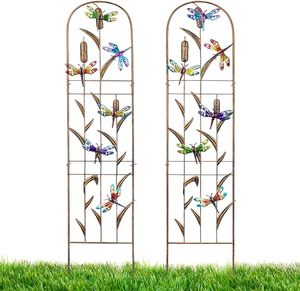 Enrejado de valla arqueada para decoración de exteriores para plantas trepadoras para patio, césped, patio, patio trasero, soportes de pared - Product Image 5